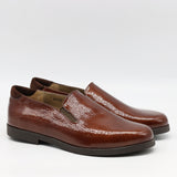 CHAUSSURES PLATES EN CUIR VERNIS FROISSÉE