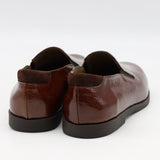 CHAUSSURES PLATES EN CUIR VERNIS FROISSÉE