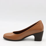 ESCARPINS MI-TALONS EN CUIR