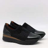 BASKETS STRETCH & CUIR