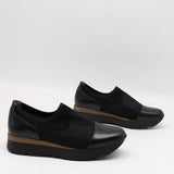 BASKETS STRETCH & CUIR