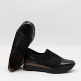 BASKETS STRETCH & CUIR