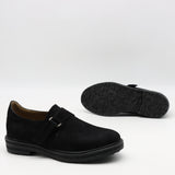 CHAUSSURES EN DAIM CUIR À SCRATCH