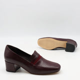 ESCARPINS EN CUIR À BOUT CARRÉE