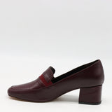 ESCARPINS EN CUIR À BOUT CARRÉE