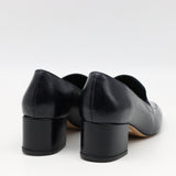 ESCARPINS EN CUIR À BOUT CARRÉE