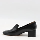 ESCARPINS EN CUIR À BOUT CARRÉ