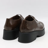 DERBIES À PLATEFORMES EN CUIR DÉMASQUABLE