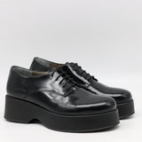 DERBIES À PLATEFORMES EN CUIR DÉMASQUABLE