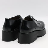 DERBIES À PLATEFORMES EN CUIR DÉMASQUABLE