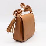 MINI SACS CARRÉE À RABAT EN CUIR