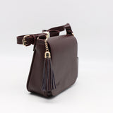 MINI SACS CARRÉE À RABAT EN CUIR