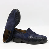 CHAUSSURES BI-MATIÈRE EN CUIR