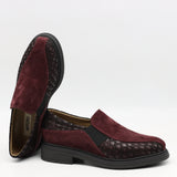 CHAUSSURES BI-MATIÈRE EN CUIR