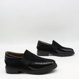 CHAUSSURES BI-MATIÈRE EN CUIR