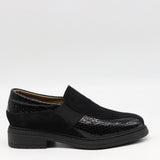 CHAUSSURES BI-MATIÈRE EN CUIR