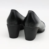 ESCARPINS MI-TALONS EN CUIR