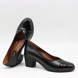 ESCARPINS MI-TALONS EN CUIR