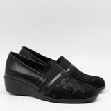 MOCASSINS COMPENSÉES EN CUIR