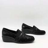 MOCASSINS COMPENSÉES EN CUIR