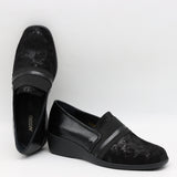 MOCASSINS COMPENSÉES EN CUIR