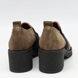 CHAUSSURES EN CUIR À TALONS CARRÉE