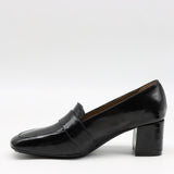 ESCARPINS À DOUBLES BOUCLES EN CUIR VERNIS