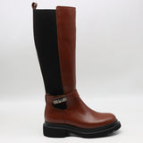 BOTTES EN CUIR  À ÉLASTIQUES