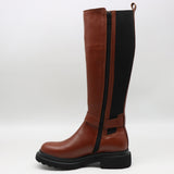 BOTTES EN CUIR  À ÉLASTIQUES