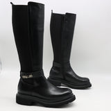 BOTTES EN CUIR  À ÉLASTIQUES