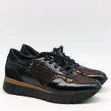 BASKETS À LACETS EN CUIR