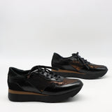 BASKETS À LACETS EN CUIR