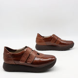 BASKETS À SCRATCH EN CUIR À IMPRIMÉE