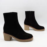 BOTTINES EN DAIM CUIR TOSCANE