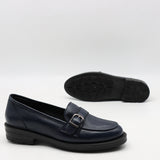 CHAUSSURES À BOUCLES EN CUIR