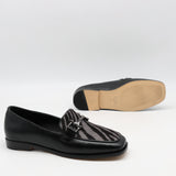 BALLERINES EN CUIR EFFETS PANTHÈRE