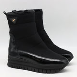 BOTTINES À PLATEFORME EN CUIR