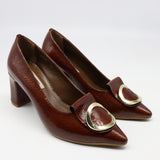 ESCARPINS À  BOUT POINTUS EN CUIR VERNIS