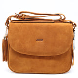 SAC BANDOULIÈRE EN DAIM CUIR