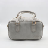 SAC À MAIN RECTANGULAIRE EN DAIM CUIR