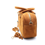 SAC À MAIN RECTANGULAIRE EN DAIM CUIR
