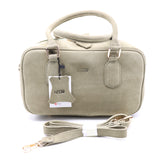 SAC À MAIN RECTANGULAIRE EN DAIM CUIR