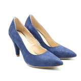 ESCARPINS EN DAIM CUIR