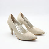 ESCARPINS EN DAIM CUIR