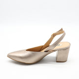 ESCARPINS SLINGBACK POINTU EN CUIR
