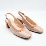 ESCARPINS SLINGBACK EN CUIR VERNIS