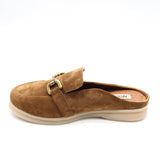 MULES EN DAIM CUIR