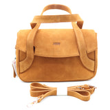 SAC À RABAT EN DAIM CUIR