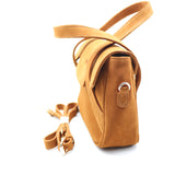 SAC À RABAT EN DAIM CUIR