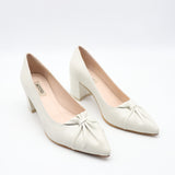 ESCARPINS À TALONS EN CUIR